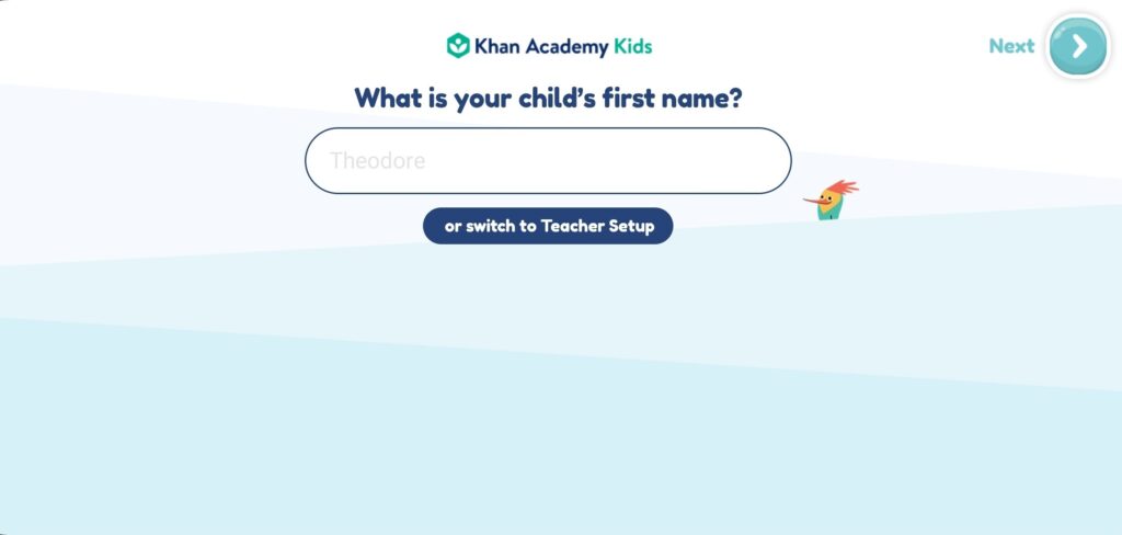 Khan Kids名前登録